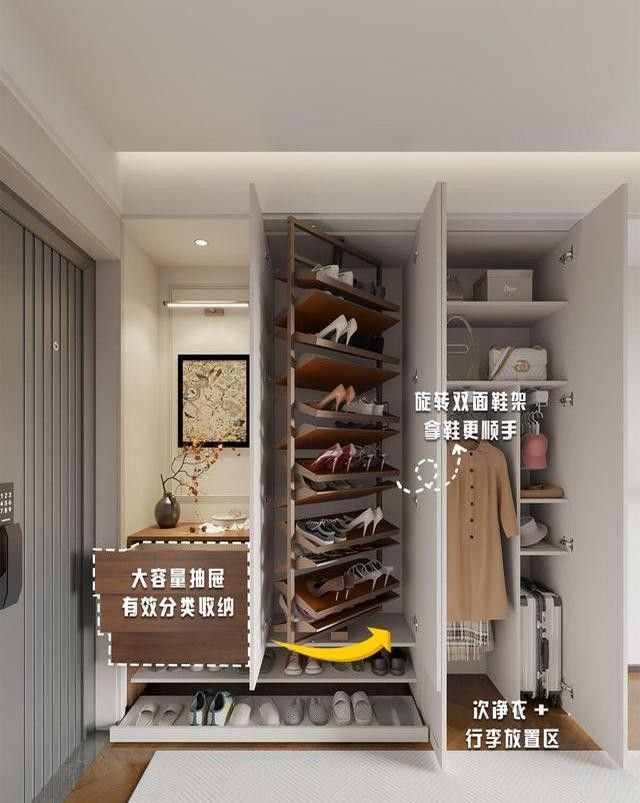 玄关柜还能这样装？一打开我直接爱了！ - 家居知识