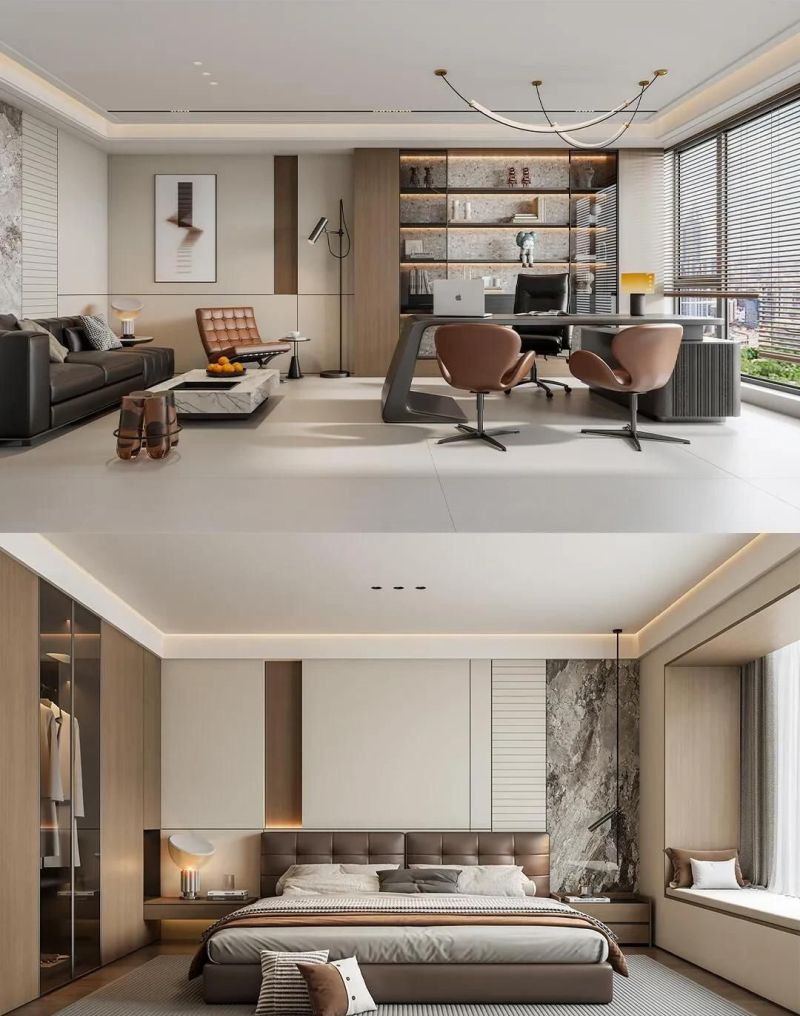 现代简约风大宅设计，高级感拿捏得死死的！ - 家居知识