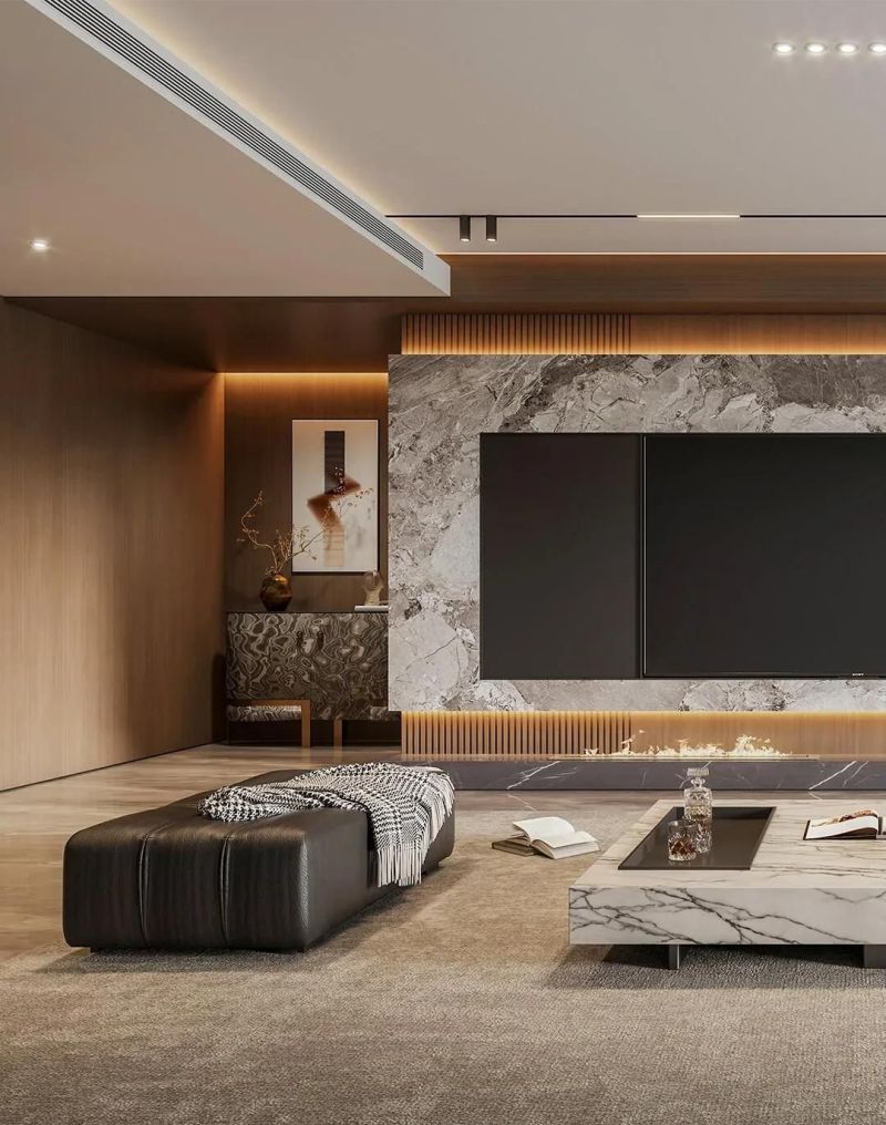 现代简约风大宅设计，高级感拿捏得死死的！ - 家居知识