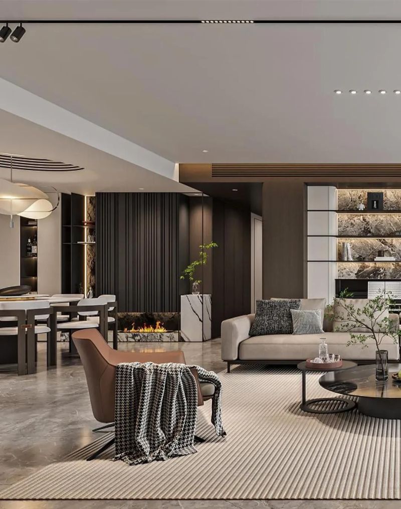 被狠狠圈粉！现代简约风大宅，每一寸都藏着高级感 - 家居知识