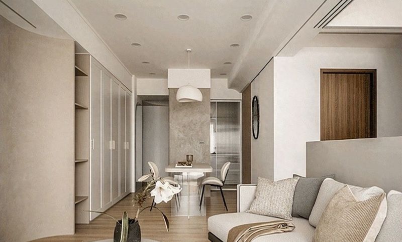 122㎡现代美式「柔雾滤镜」家，把复古揉进奶油色的慵懒时光里 - 今日头条