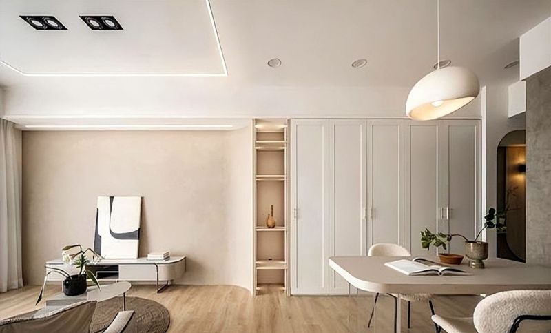 122㎡现代美式「柔雾滤镜」家，把复古揉进奶油色的慵懒时光里 - 家居知识