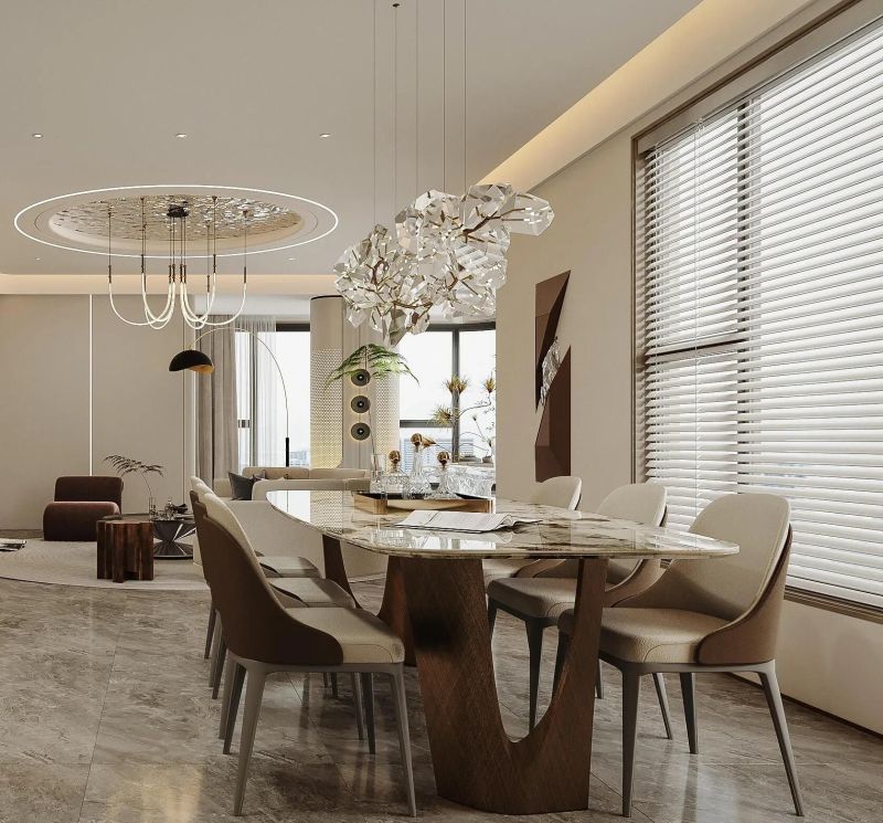 高级感拉满！奶油系轻奢风客厅设计，美到想宅一辈子 - 家居知识