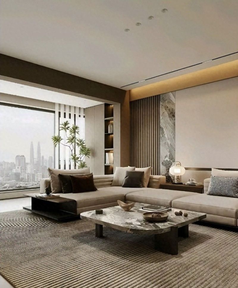 轻奢风+大平层，高级里的天花板！ - 家居知识