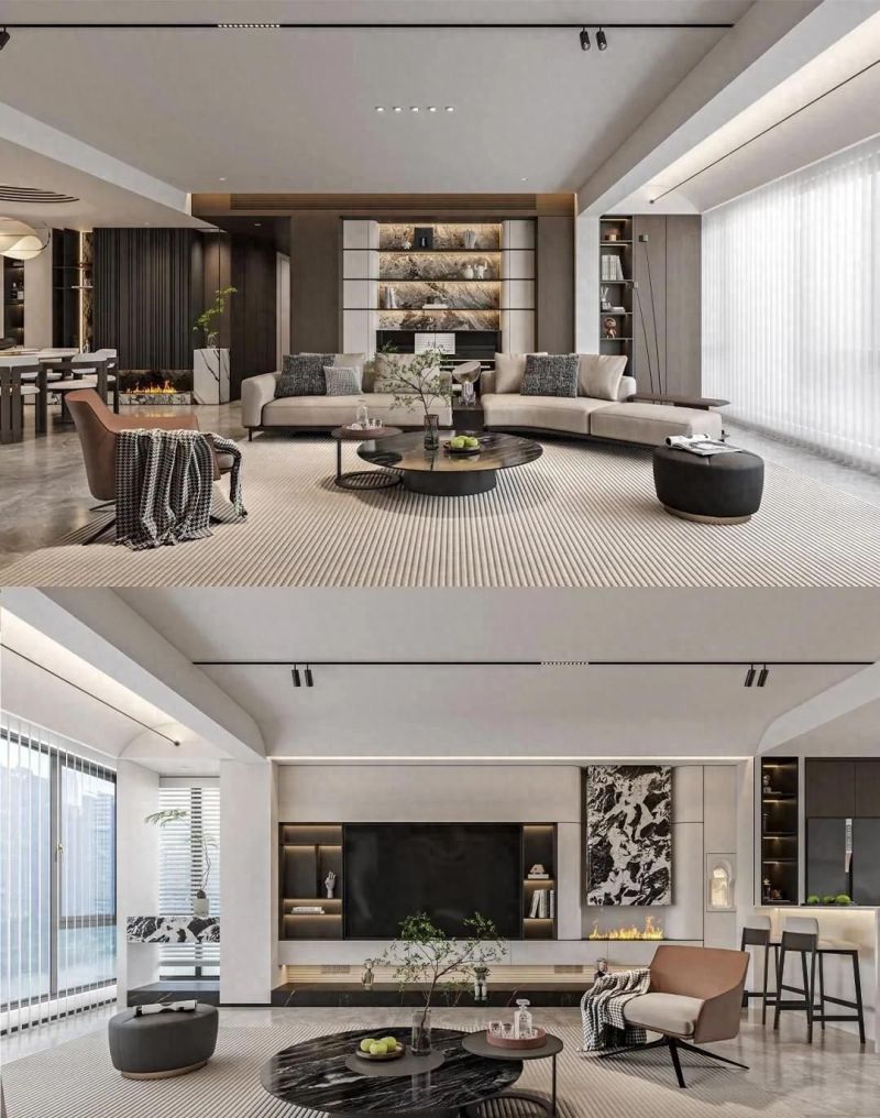 现代简约风大平层，把高级感焊在空间里 - 家居知识