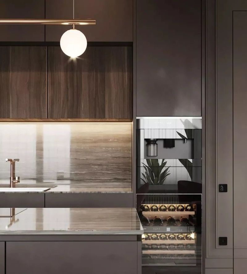 这才是真正的轻奢风，餐厅设计太美了 - 家居知识