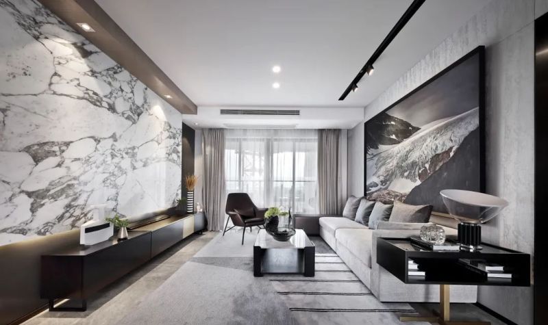 127㎡现代轻奢，优雅高级灰，营造时尚舒适感，华丽档次高级 - 家居知识