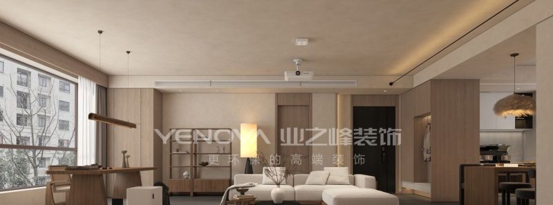 唐山国茂府120平方米侘寂风格装修效果案例|业之峰装饰 - 家居知识