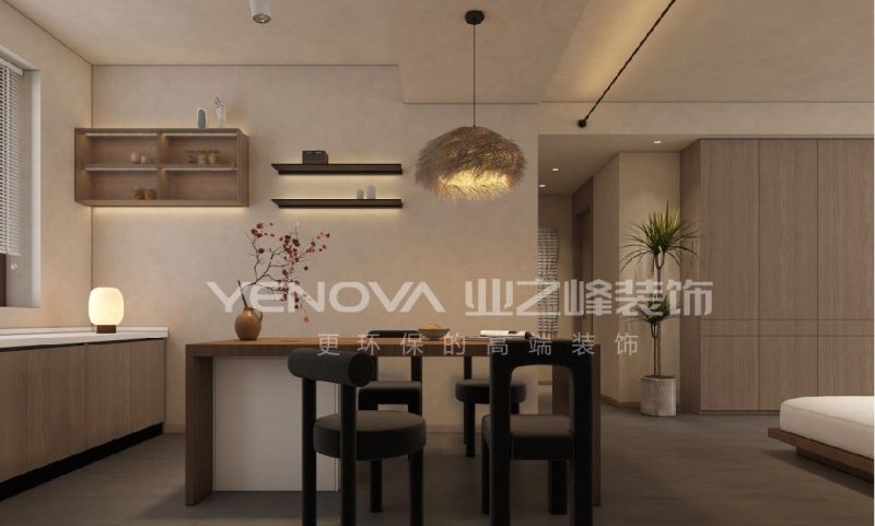 唐山国茂府120平方米侘寂风格装修效果案例|业之峰装饰 - 家居知识