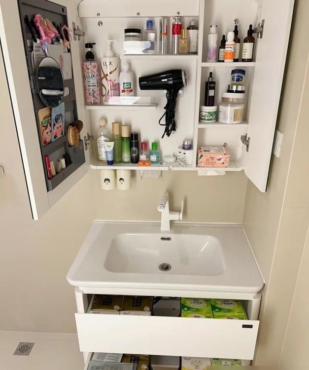 突发奇想！自己设计浴室柜超好用，卫生间变更高级，邻居争着模仿 - 家居知识