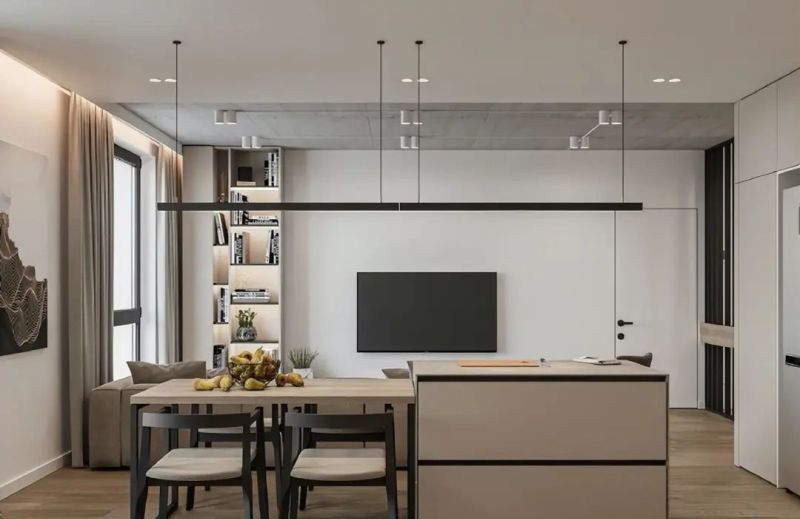 69㎡现代简约小户型设计，好看又实用，美得很 - 家居知识