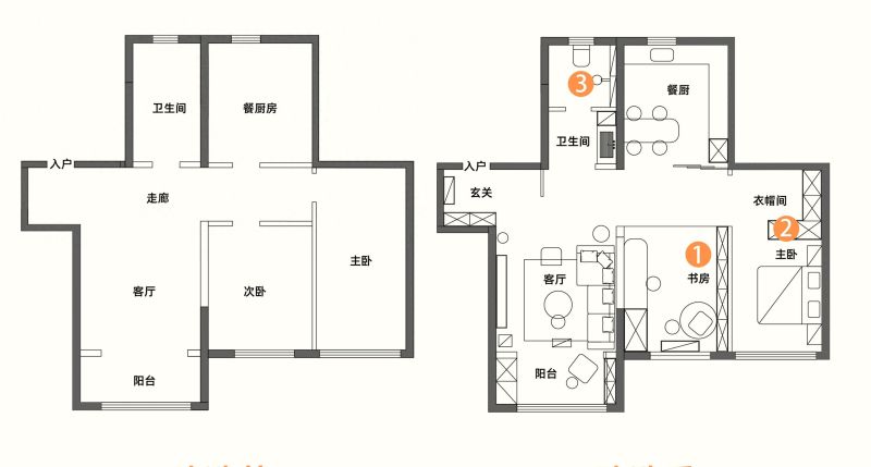 小户型次卧改书房，实用又敞亮！中古装修高级感拉满！ - 家居知识
