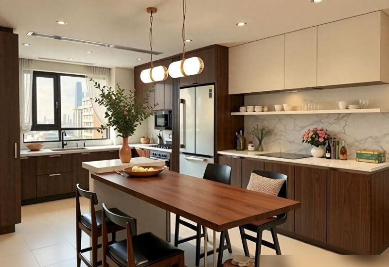 白墙×胡桃木，128m²中古家硬装美呆了 - 家居知识