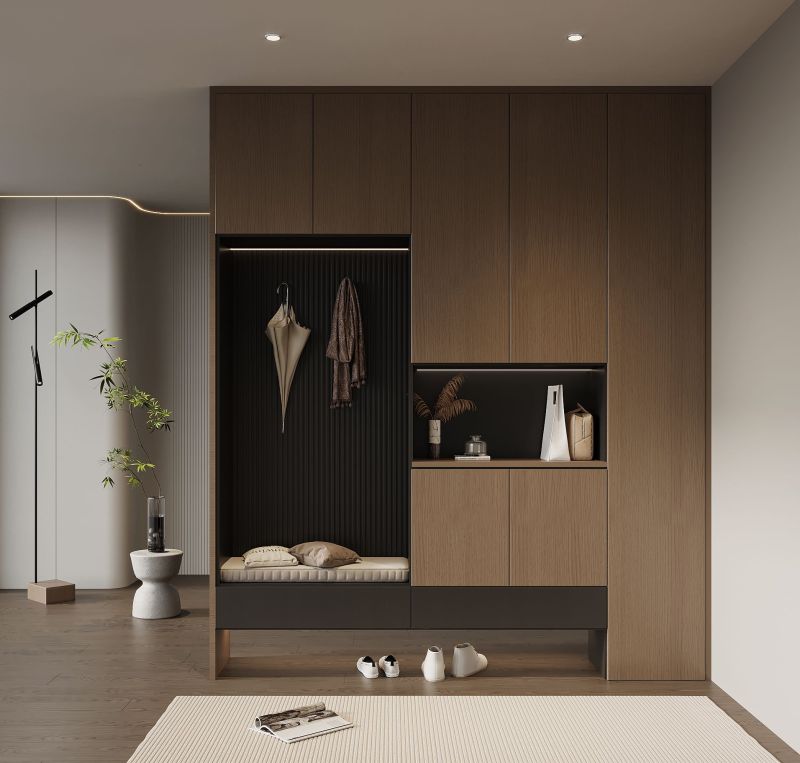 全屋定制——好看的鞋柜定制设计 - 家居知识