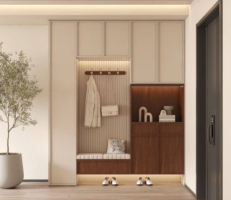 全屋定制——好看的鞋柜定制设计 - 家居知识