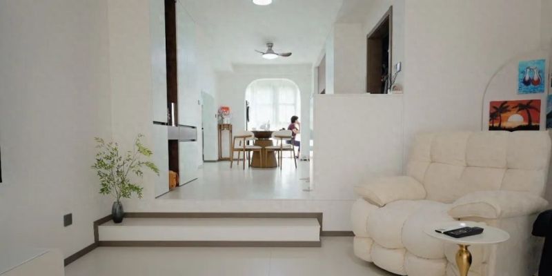 137㎡复古简约风，现代留白与空气感的完美平衡