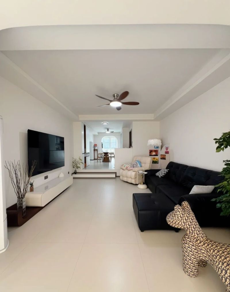 137㎡复古简约风，适配现代空间留白 ，又维持现代风格的空气感！ - 家居知识