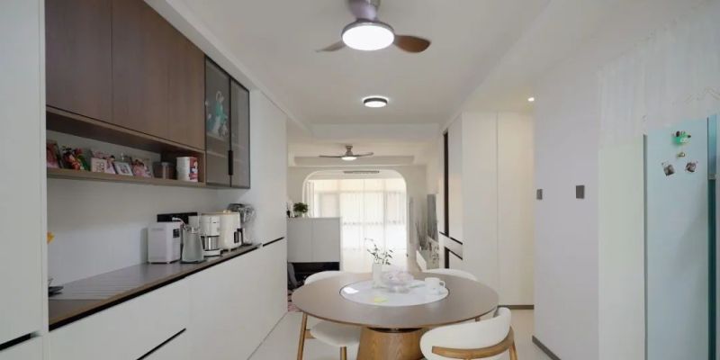 137㎡复古简约风，适配现代空间留白 ，又维持现代风格的空气感！ - 家居知识