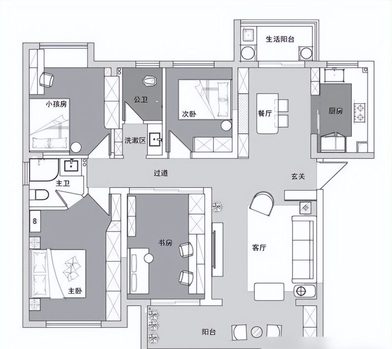 长沙90后夫妻的新家，奶油小法风，全屋不仅显得温馨还很有高级感 - 家居知识