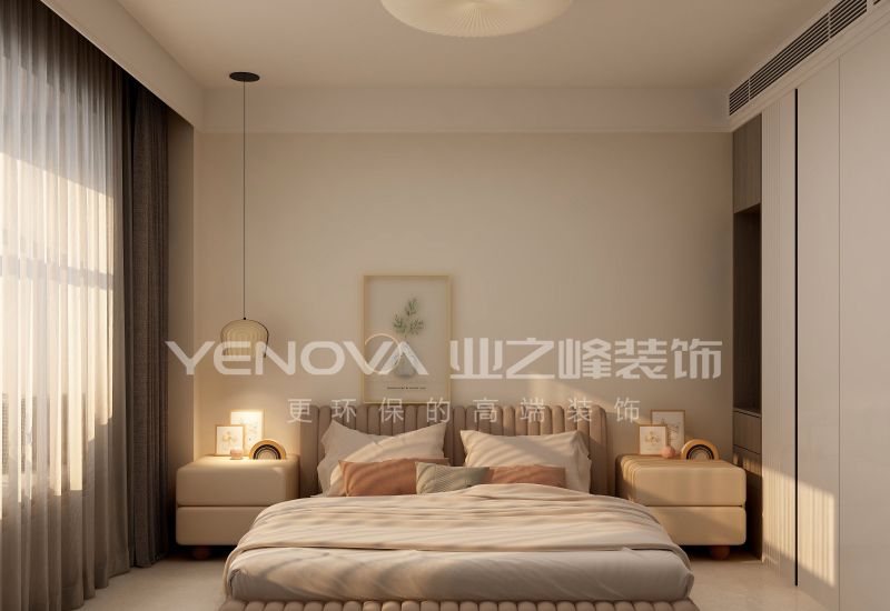 唐山润丰雅居190平方米上跃现代奶油风格装修效果案例|业之峰装 - 家居知识