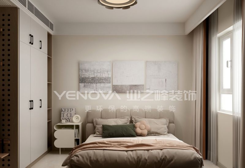 唐山润丰雅居190平方米上跃现代奶油风格装修效果案例|业之峰装 - 家居知识