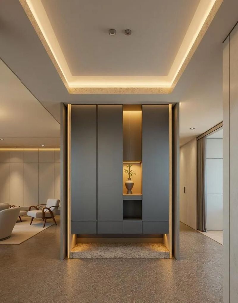 10组意式风玄关，悬浮+镂空，颜值强势出圈。 - 家居知识