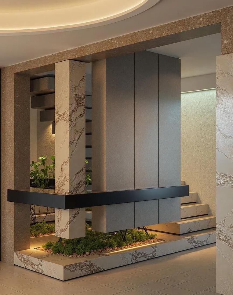 10组意式风玄关，悬浮+镂空，颜值强势出圈。 - 家居知识