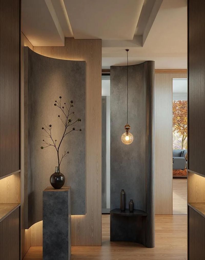 10组意式风玄关，悬浮+镂空，颜值强势出圈。 - 家居知识