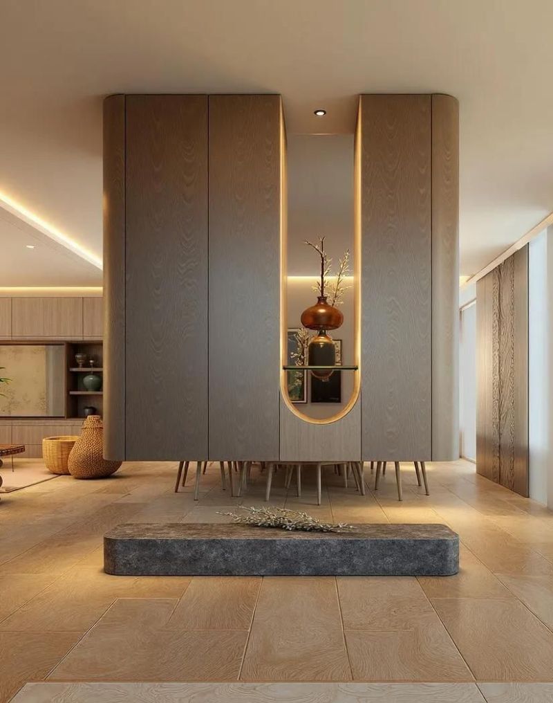 10组意式风玄关，悬浮+镂空，颜值强势出圈。 - 家居知识