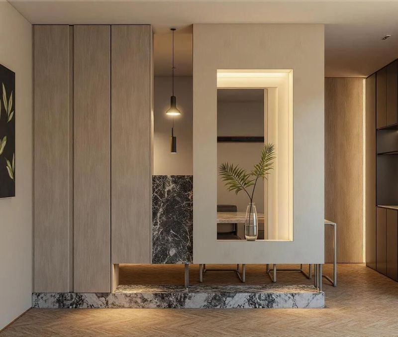 10组意式风玄关，悬浮+镂空，颜值强势出圈。 - 家居知识