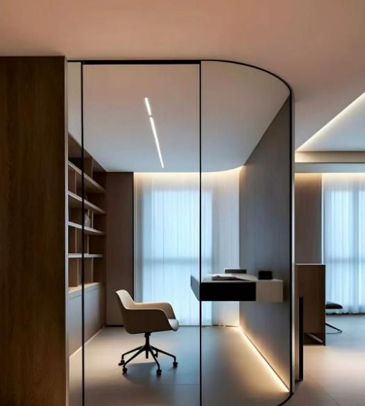 玻璃隔断+悬空柜，这也太高级了！ - 家居知识