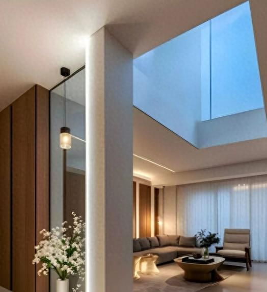 玻璃隔断与悬空柜的绝妙搭配，打造高级感家居空间