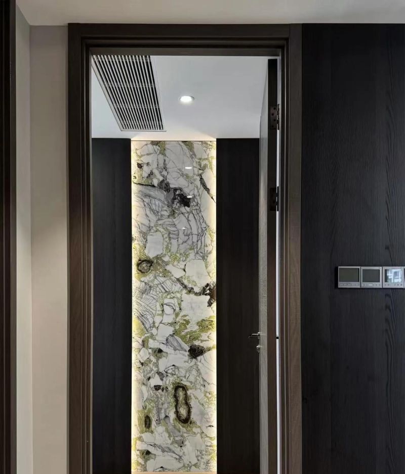 现代风家居装修案例！深色系+大理石的高级感拿捏 - 家居知识