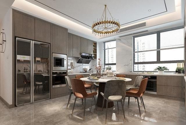 180㎡四居室，装修成现代风，高级感满满，走进去就感觉幸福满满 - 家居知识