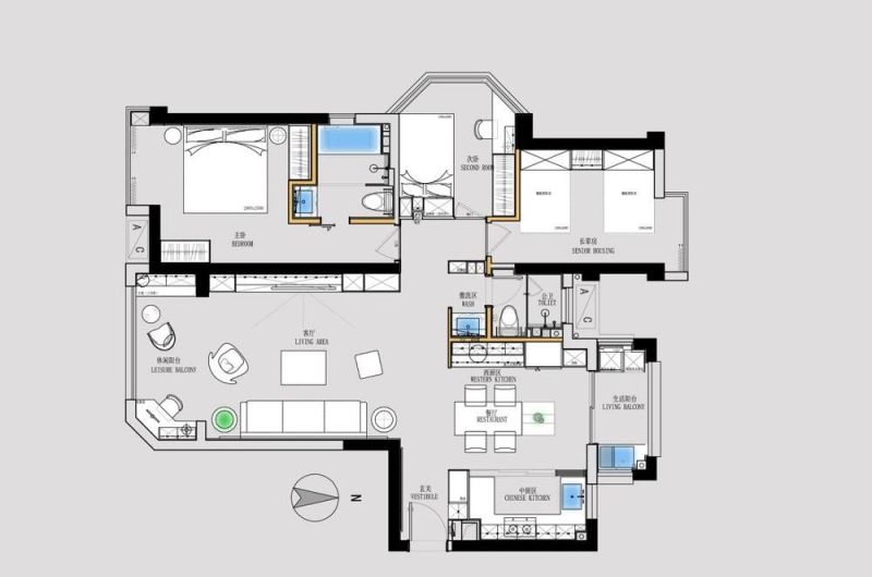 厦门107㎡极简家火了：两居变三居藏巧思，客厅细节圈粉无数 - 家居知识