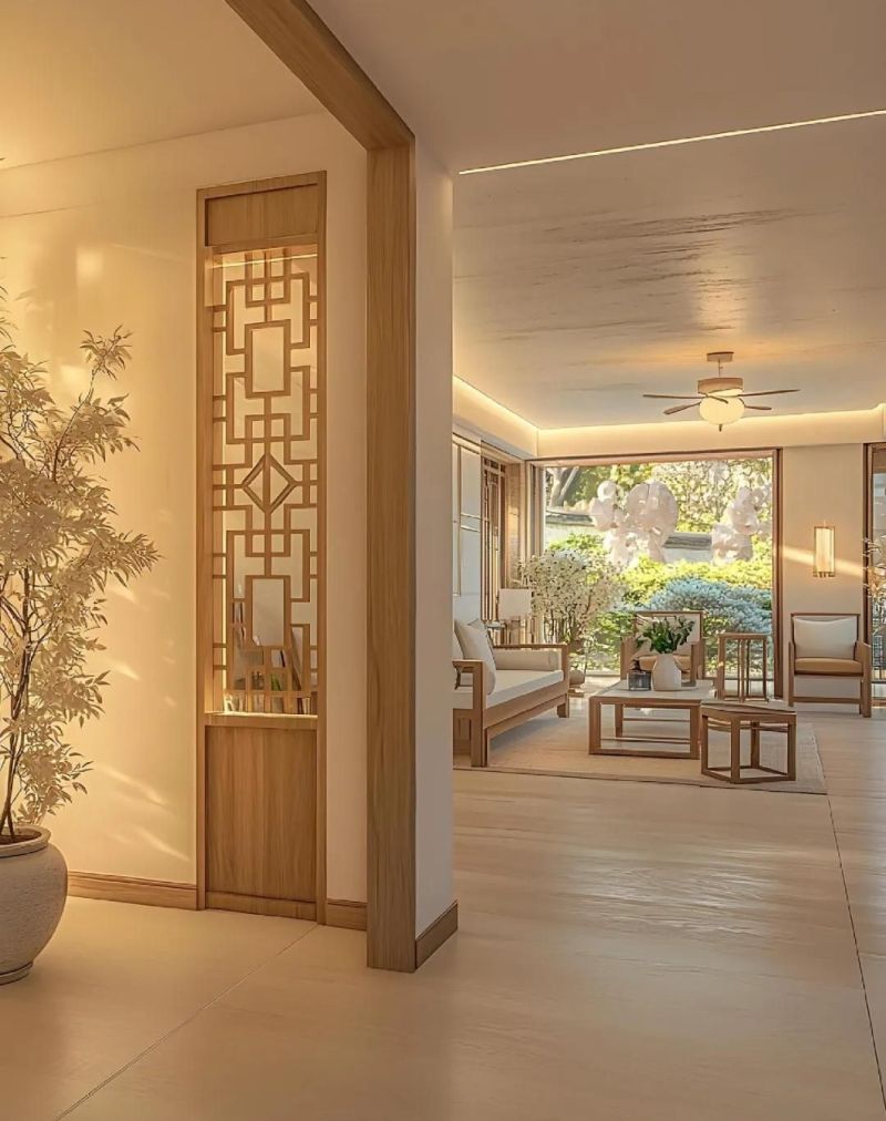 把宋代美学搬进家里！这个新中式空间，美得像一幅活着的山水画 - 家居知识