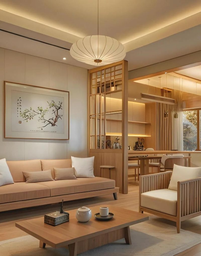 把宋代美学搬进家里！这个新中式空间，美得像一幅活着的山水画 - 家居知识