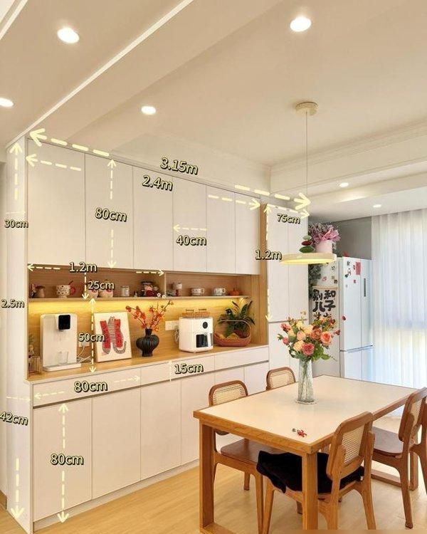 神仙木工打的餐边柜，真的好绝啊，快来抄作业！ - 家居知识