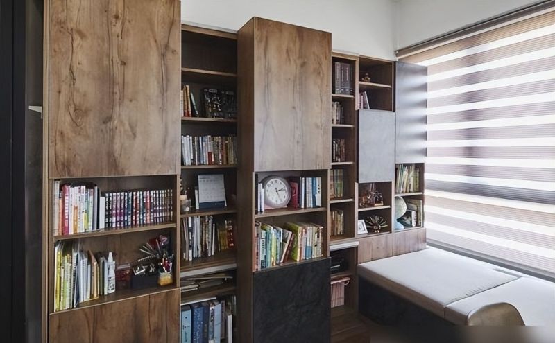 太实用！书柜这样设计不仅收纳强，还美观！简直神队友！ - 家居知识