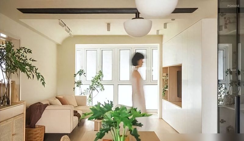 上海太太113㎡新家，因装修布置而走红：原木奶油风，温柔又治愈 - 家居知识