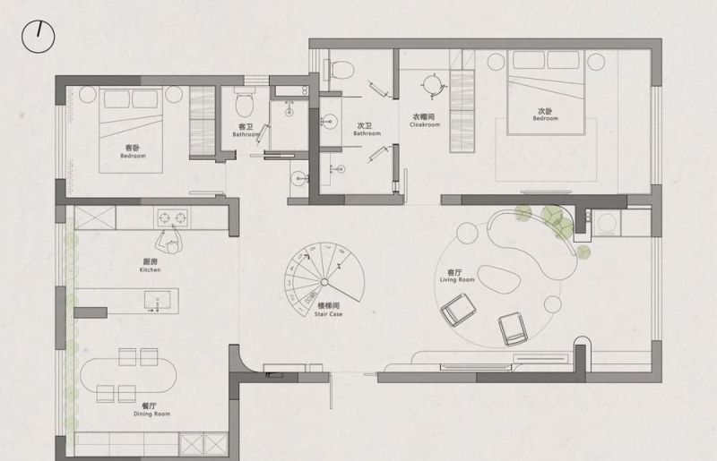 昆明西山区290㎡底跃：113万侘寂风，温柔高级像杂志款 - 家居知识