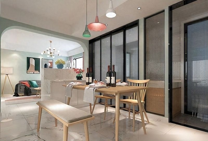 杭州夫妻96㎡北欧风三居室，简约设计尽显高级感