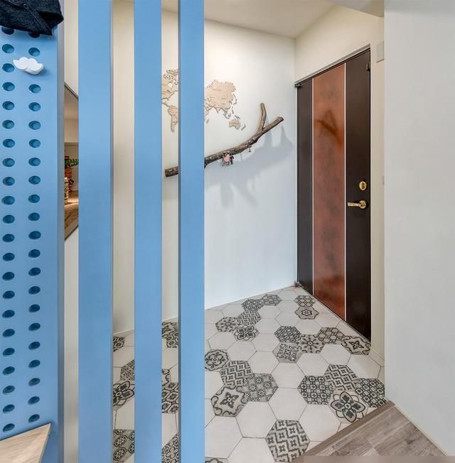 三口之家的73㎡，全屋坚持北欧混搭风，入户那叫一个清爽透亮 - 家居知识