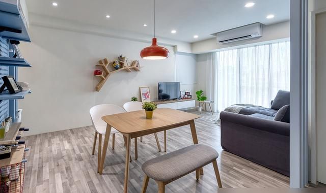 三口之家的73㎡，全屋坚持北欧混搭风，入户那叫一个清爽透亮 - 家居知识