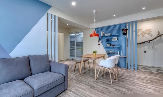 三口之家的73㎡，全屋坚持北欧混搭风，入户那叫一个清爽透亮 - 家居知识