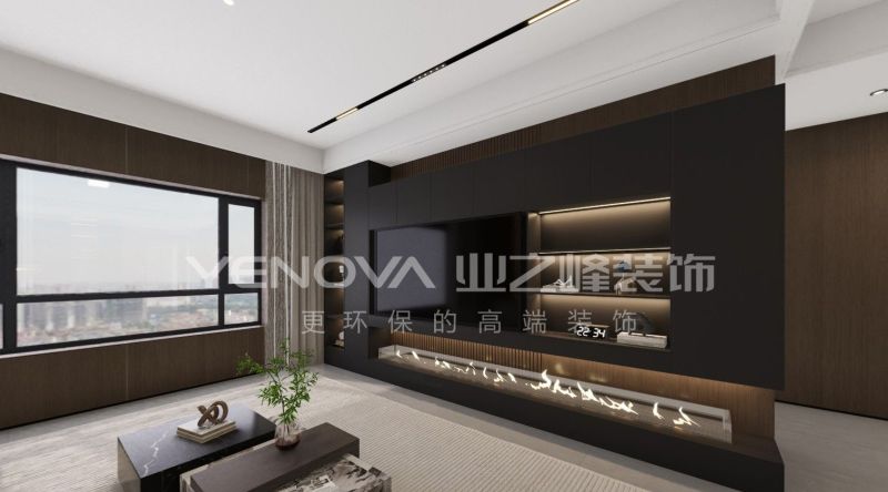 唐山珑湖丽宫95平方米意式现代风格装修效果案例|业之峰装饰 - 家居知识