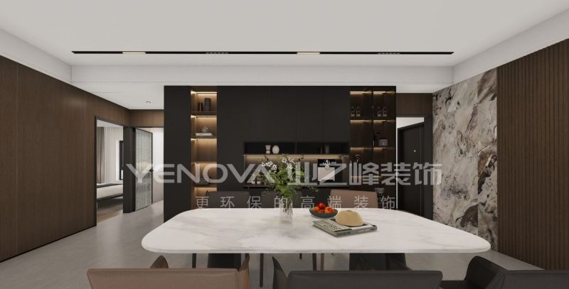 唐山珑湖丽宫95平方米意式现代风格装修效果案例|业之峰装饰 - 家居知识