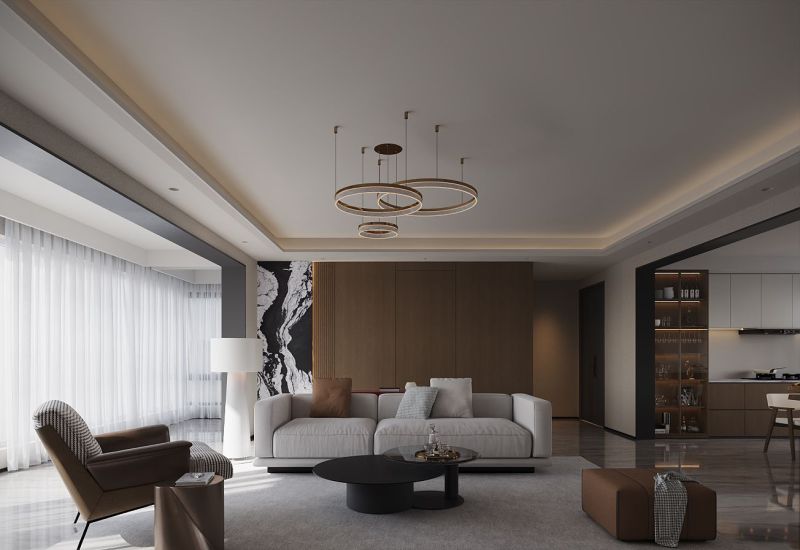 140㎡现代装修|化繁为简装出高级感！ - 家居知识