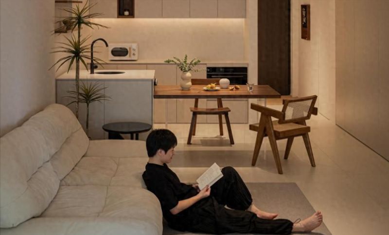 100㎡极简侘寂风爆火：年轻人要的治愈感，藏在这些细节里 - 家居知识