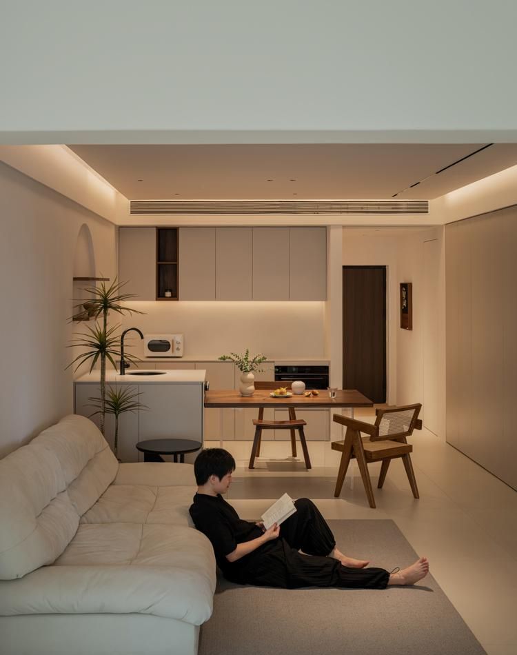 100㎡极简侘寂风爆火：年轻人要的治愈感，藏在这些细节里 - 家居知识